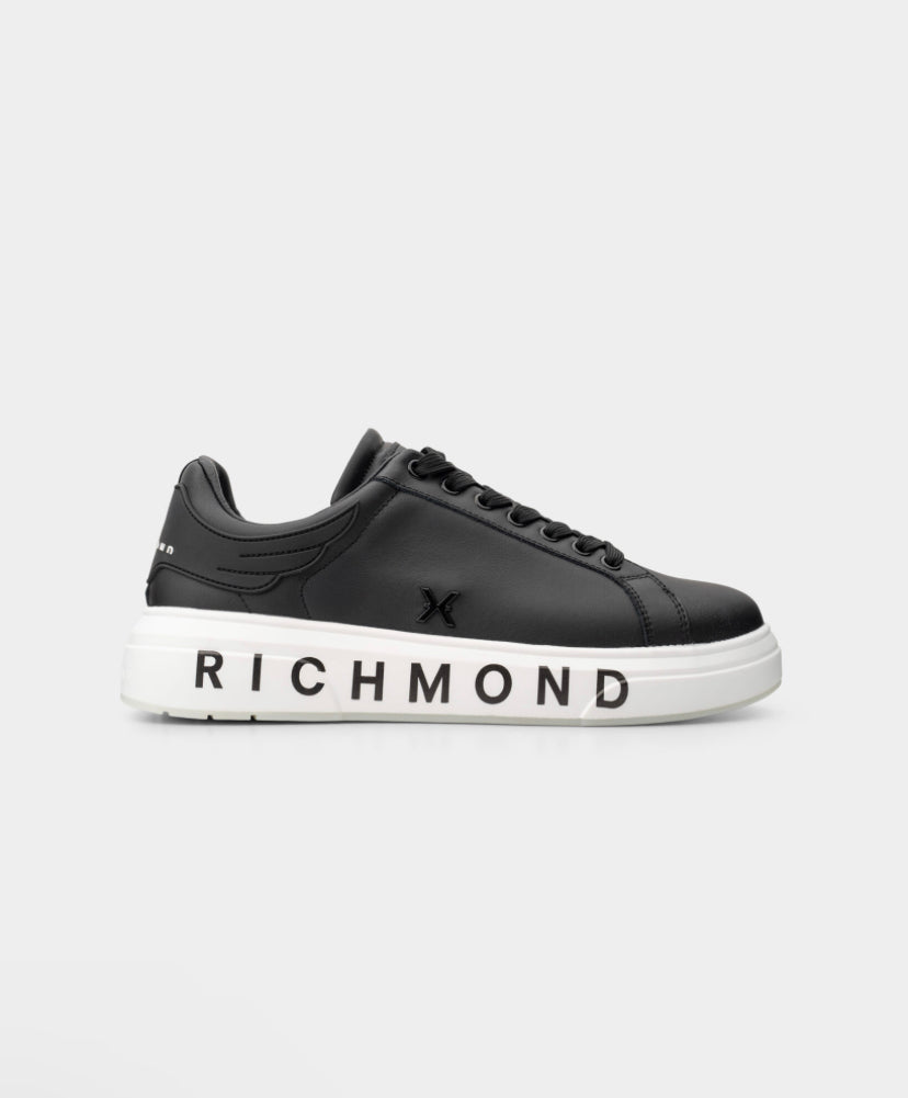 CORE) JR MEN’S SNEAKERS LEATHER BLACK 27302 CP B