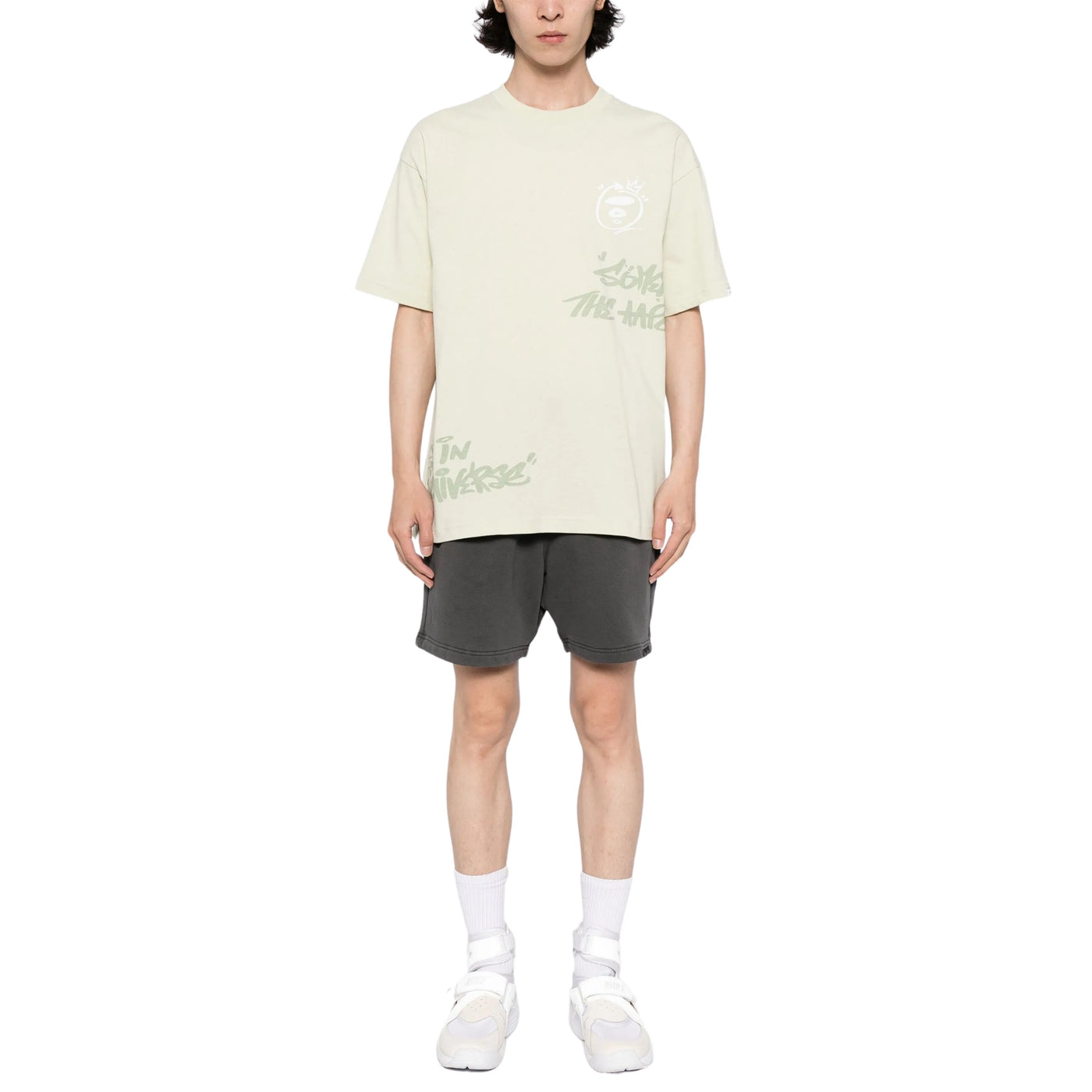 Aape Shorts Logo Light Black