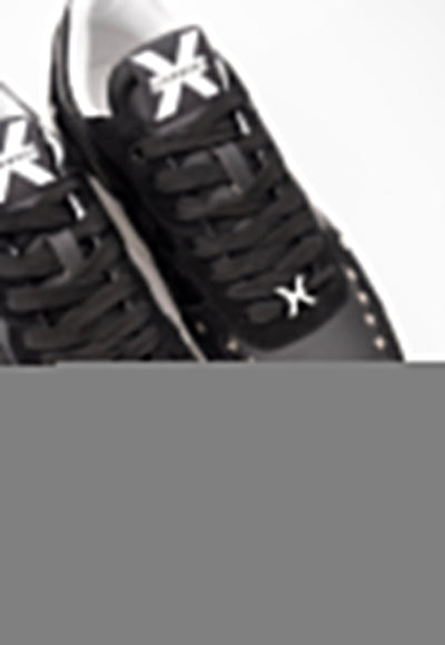 JR MEN’S SNEAKERS SUEDE BLACK 27316 CP A