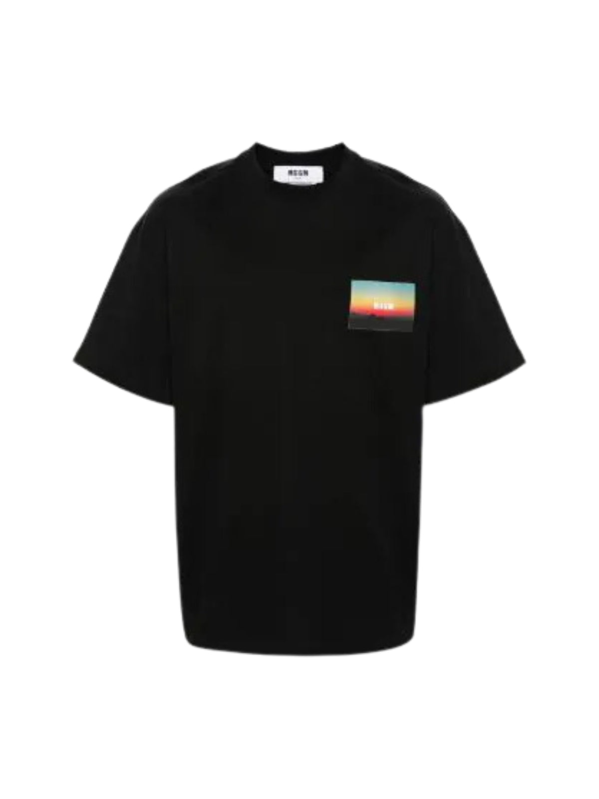 Msgm T-Shirt Block Logo Black