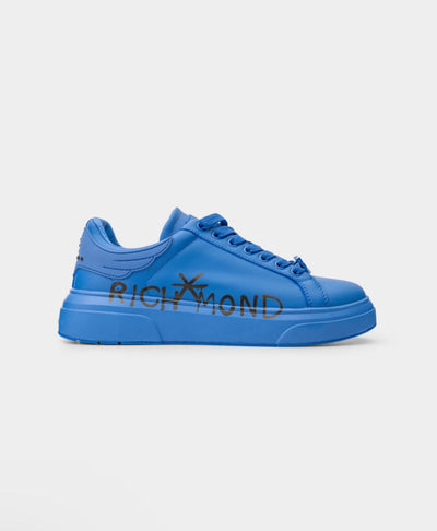 JR MEN’S SNEAKERS LEATHER BLUE KLEIN 27305 CP C