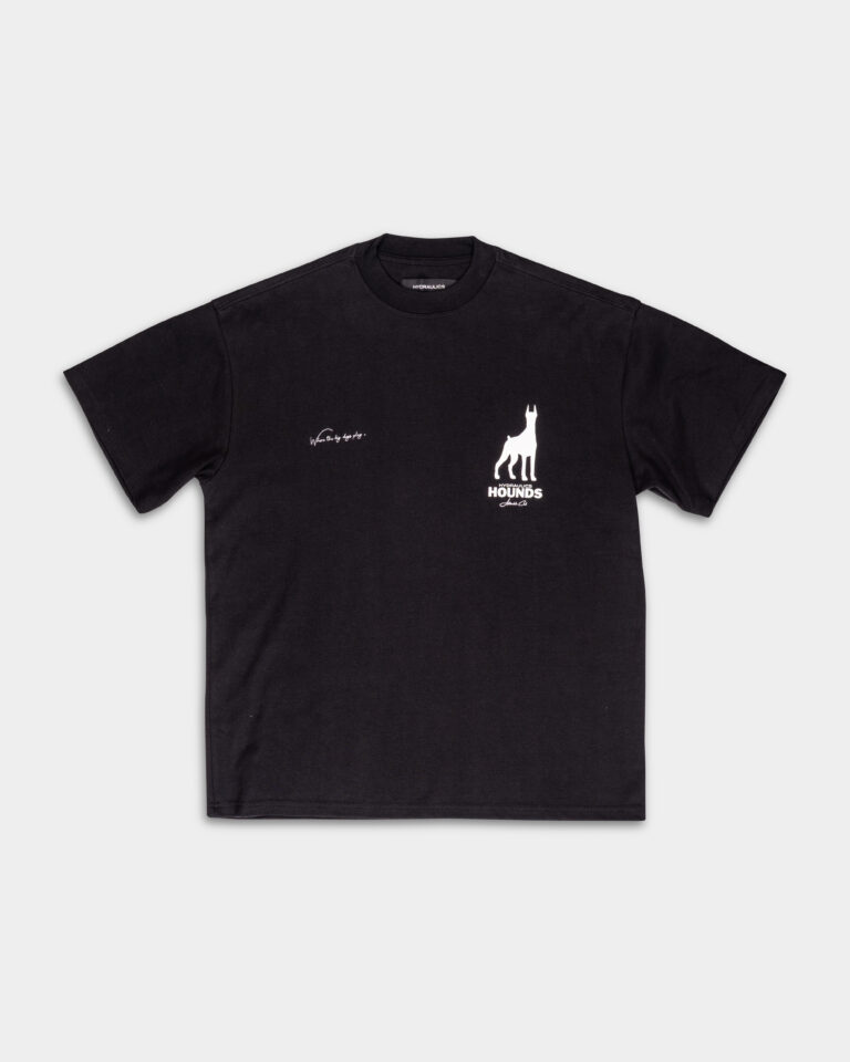 Hydraulics Oversized Hounds Dobermann tee black AW25OST Hounds Black