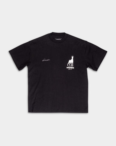 Hydraulics Oversized Hounds Dobermann tee black AW25OST Hounds Black