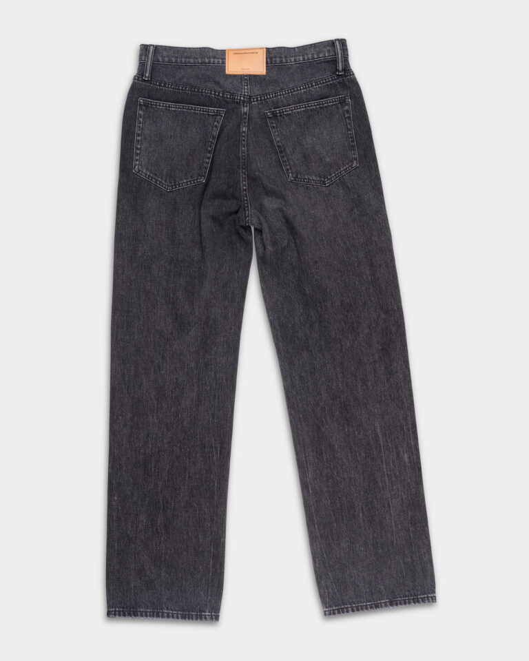 Alexander Wang EZ Slouch Logo Cut Out Embroidery Grey Aged 4DC1254691 015